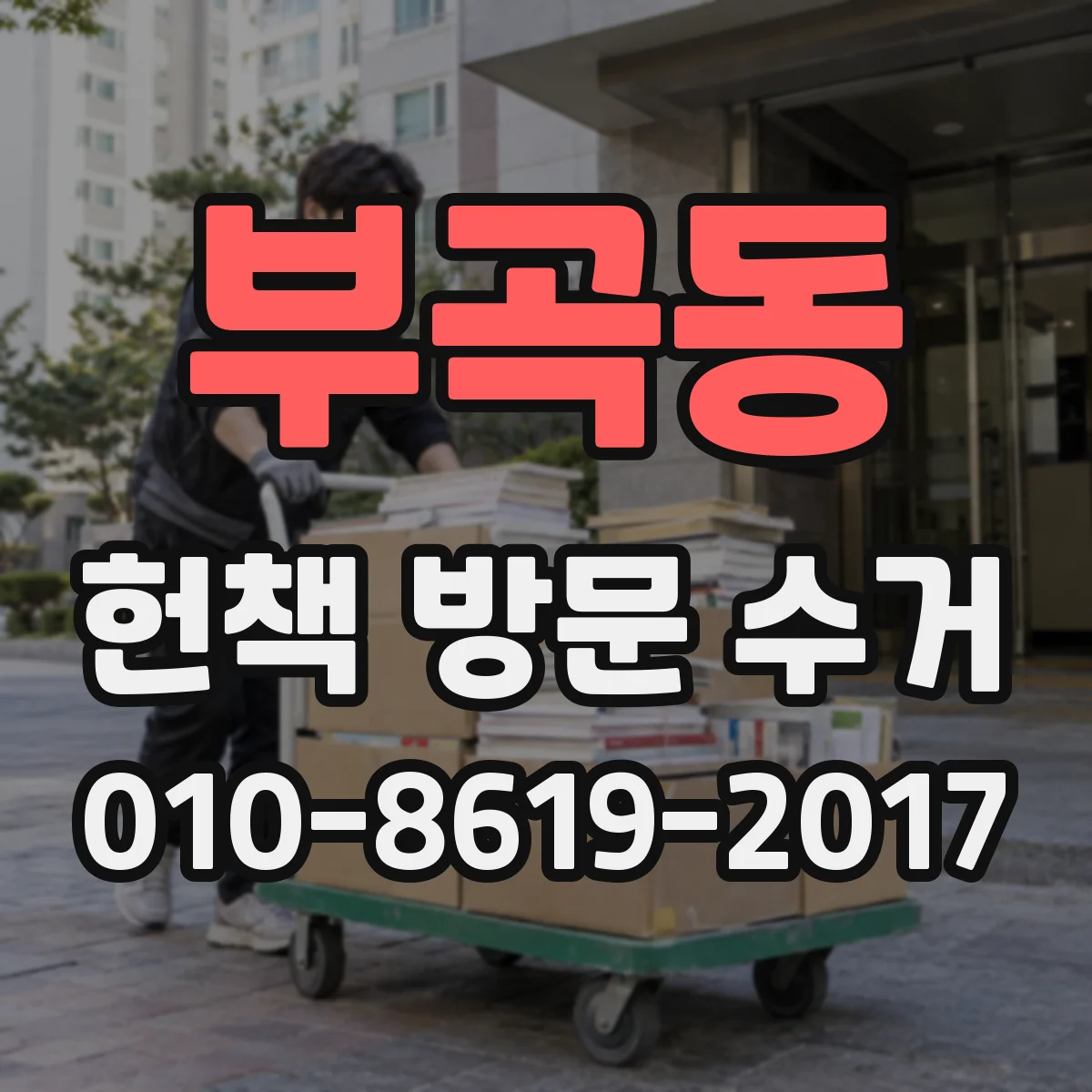 부곡동 헌책 방문 수거