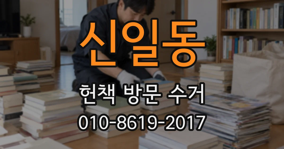 신일동 헌책 방문 수거