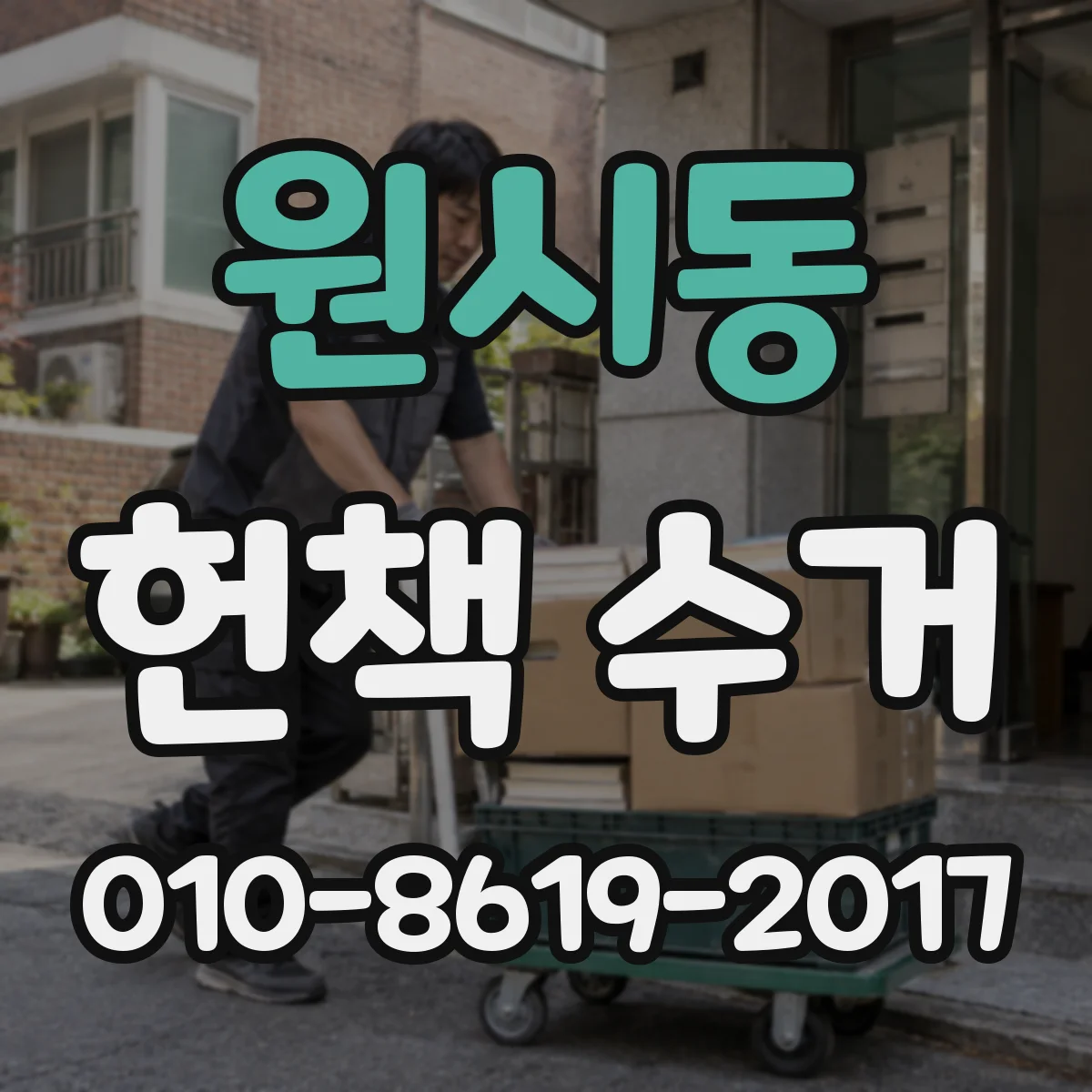 원시동 헌책 수거